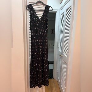 Realisation Par THE IVY Black Floral Dress